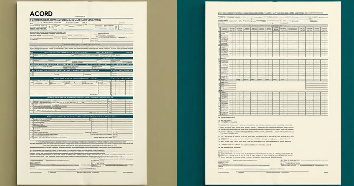 ACORD form parsing and structured data intake for insurance submission processing