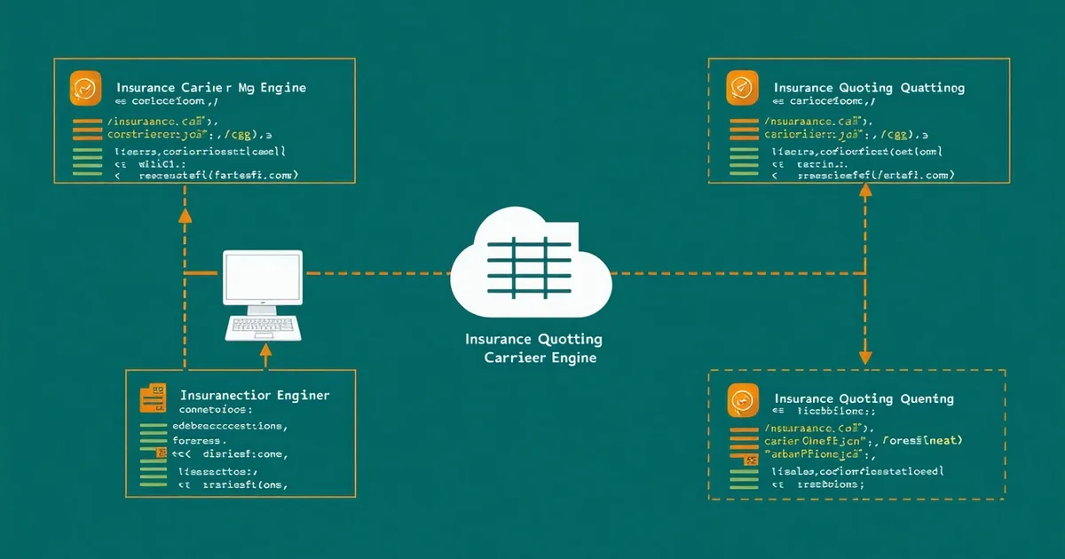 Embedded insurance API and carrier quoting integration for distribution partners